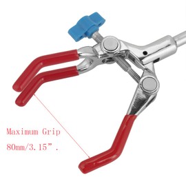 Lab Clamp Adjustable Prong Three-jaw Multi-Purpose Clip 3 Prongs Dual Adjustable Test Tube Clamp Burette Clamps Prong Finger Labs Clamps
