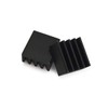 20個のミニヒートシンク8.8x8.8x5 mmアルミニウムブラック