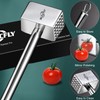 SUCCFLY Meat Tenderizer Stainless Steel, Heavy Duty Meat Hammer, Kitchen