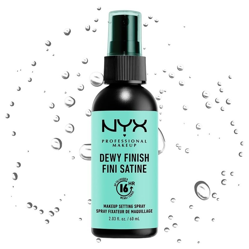 NYX Dewy Finish Makeup Setting Spray for 16HR 60mL MSS02