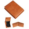 Fabrizio Men's Bifold Wallet, Box-Shaped, Coin Purse, Thin, Soft, Easy
