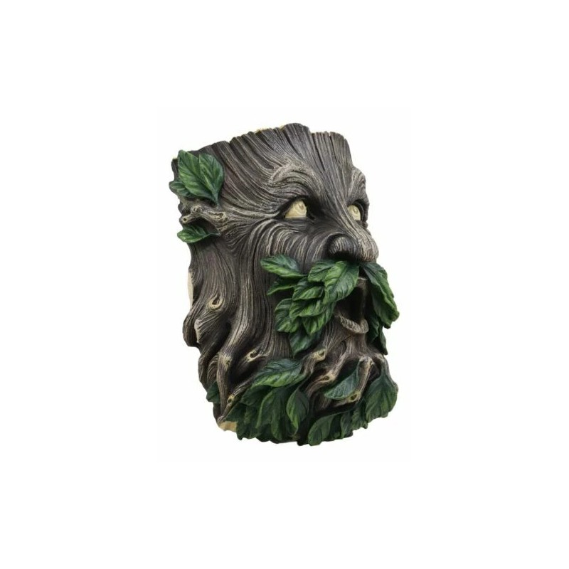 Ebros Gift Whispering Willows Evergreen Greenman Wall Hanging Planter 8"