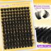 Yawamica Fluffy Lash Clusters Mega Volume Eyelash Clusters 12-25mm Long