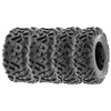 SunF 145/70-6 16x8-7 All Terrain Tires ATV UTV 6 PR