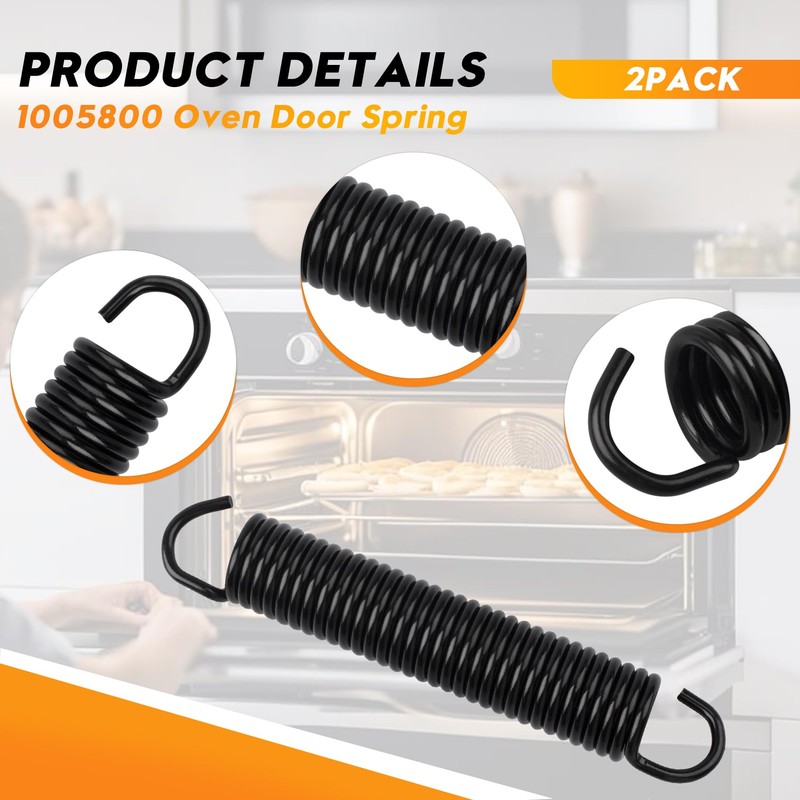 1005800 Oven Door Spring 1 inch x 6-1/2 inches Includes