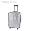 PATIKIL Clear Universal Luggage Protector with Fastener 30 Inch, Portable