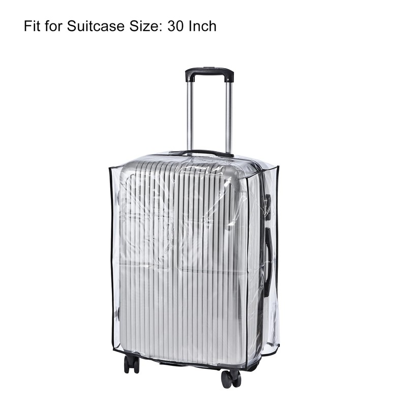 PATIKIL Clear Universal Luggage Protector with Fastener 30 Inch, Portable
