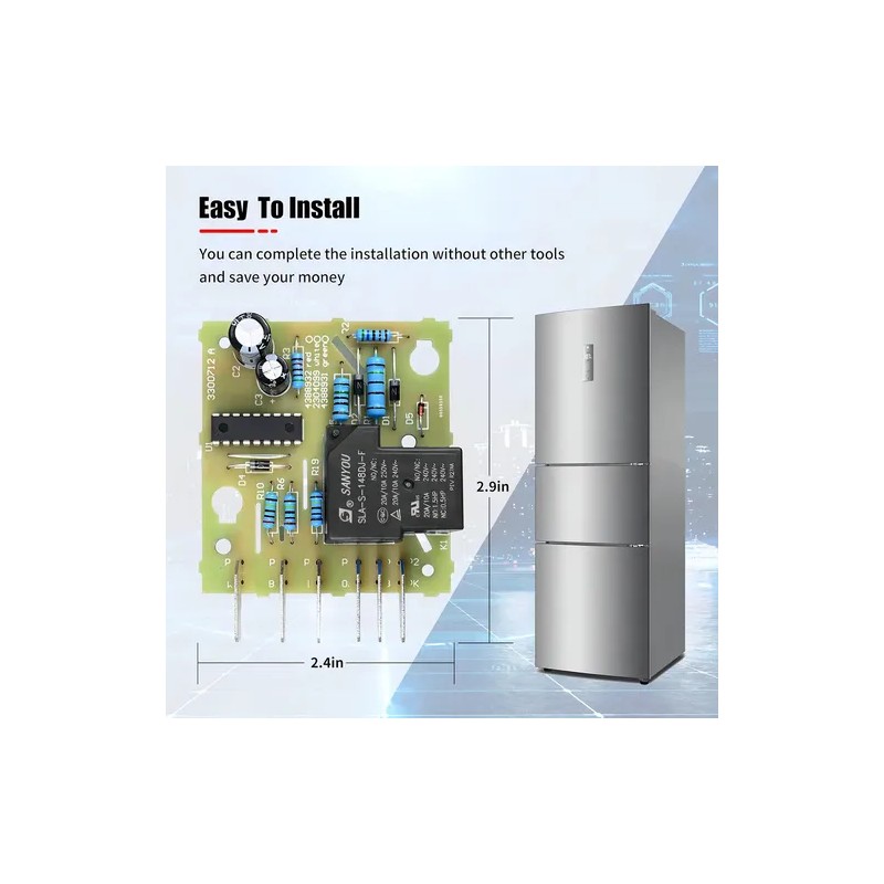 Tarjeta Electrónica de Control para Refrigerador Whirlpool W10352689