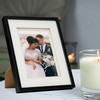 Fabian Clarke London® Black Wooden Picture Photo Frame with Off
