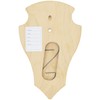 Auburn Board Deer Gamsbock Made of Oak Wood with Pine