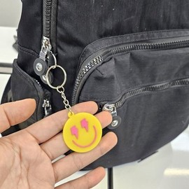 고품질 정열의 번개눈 스마일 키링 가방고리 선물 소품샵 (WFJESZ1) High-Quality Passion Lightning Eye Smile Keyring Bag Charm Gift Accessory Shop (WFJESZ1)