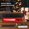 MOSFiATA 8 inch Carving Knife，Stainless Steel Brisket Slicing Knife for