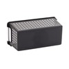 Farmlyn Creek 4-Pack Black Plastic Baskets for Organizing Bathroom, Laundry