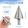 Step Drill, Peeling Drill 5-35 mm, HSS Stainless Steel, 15