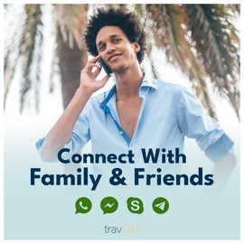 travSIM SIM Card for Dubai | 15 Days - 5GB Data SIM | 5G/4G High Speed Data | Unlimited Internet Access for Google, Facebook, Whatsapp, Instagram and More