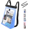Bolsa Grande Impermeable para Teléfono Celular,Impermeable con Tira De Sellado,Bolsa