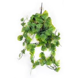 Penn-Plax Reptology Decorative Hanging Terrarium Plant Vines for Reptiles and Amphibians – 24” Length – Green