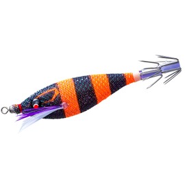 DUEL Sutte Puka 75mm Keimura Black Orange Zebra Squid Fishing Dropper
