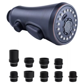 Hibbent Pull Down Spray Head for Kitchen Faucet,for Moen,American Standard, Delta,Kohler - Oil Rubbed Bronze