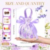 Liobelon 8 Pieces Floral Small Gift Bags with Handles Tea