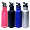 New Wave Enviro Tinted Stainless Steel Water Bottle (0.6-Liter)