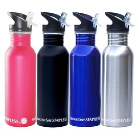 New Wave Enviro Tinted Stainless Steel Water Bottle (0.6-Liter)