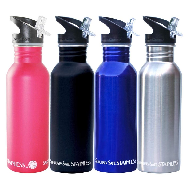 New Wave Enviro Tinted Stainless Steel Water Bottle (0.6-Liter)