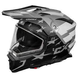 Castle X CX200 Liberty Dual Sport Snow Helmet (Matte Charcoal - Medium)