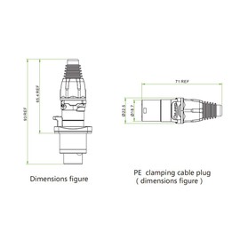 CNLINKO RJ45 Ethernet Industrial Circular Connector, Male Plug & Female Panel Mount Receptacles Socket Jack, Outdoor Waterproof IP67, Metal Case, Fast Data