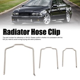 3-Piece Radiator Hose Retaining Spring, Stable and Reliable, Easy to Use, Durable Material for E39 E38 E60 E90 745Li X5 E46 325i 328i M3 540i 740iL 740i