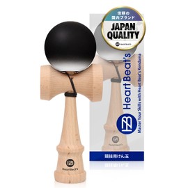 [Heart Beat's] Kendama Competition Kendama Kendama Matte Painted Two-Tone 7 Colors Mystical Solid Black