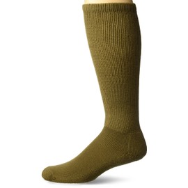 Thorlos Unisex MS Anti-Fatigue Thick Padded Over the Calf Sock, Coyote Brown, Medium