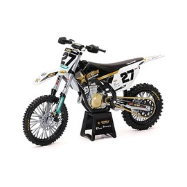 New Ray Toys - Husqvarna Rockstar FC450 Team (Malcolm Stewart #27) / Escala - 1:12 (58403)