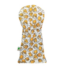 Foretra - Limited Edition Golf Beer Pattern - Driver Head Cover - Tour Quality Golf Club Cover - Style and Customize Your Golf Bag