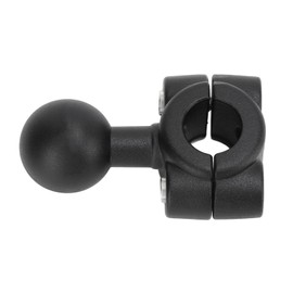 Base de Montaje de Bola de 1 Pulgada con Soporte de Bola Doble, Hecha de Aleación de Aluminio y Caucho, para Motocicletas, Bicicletas, Scooters