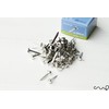 ASKOREA Academy(TM) 100 x Paper Fasteners Split Pins Binding Steel