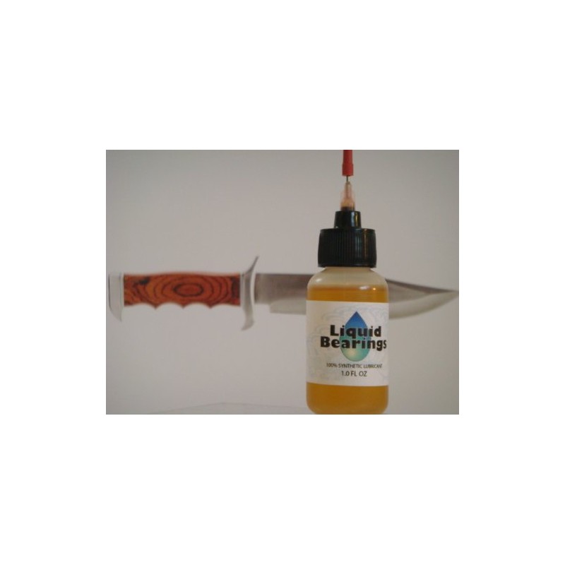 Liquid Bearings, The 100%-synthetic Oil for folding and fixed-blade knives,