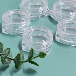 Transparent Cosmetic Mini Container 3g Cream Container 29ea