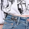 LRITER Button Pins for Jean, Adjustable Jean Buttons for Loose