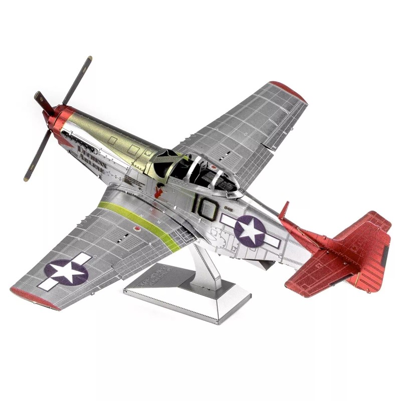 Metal Earth ICONX Tuskegee Airmen P51SD Redtail, Color