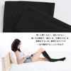 NANOOER 3-Pair Compression Socks, Toeless Elastic Stockings, Sleeping Socks, High