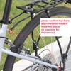 WEEROCK Bike Rear Rack 55LB Load Bearing Capacity Luggage Carrier,