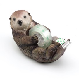 AMONENZ Klebestreifen Abroller, Harz Klebebandabroller für Tische, Niedlich Klebebandspender, Inklusive 1 Rolle Klebeband, Klebebandabroller Kinder, für Büro, Schule oder als Geschenk