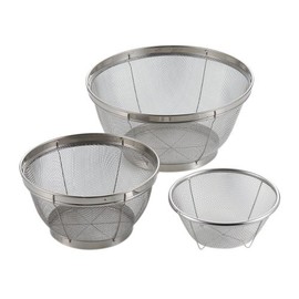 Pearl Metal H-5327 3-piece Set, 5.9 inches (15 cm), 7.5 inches (19 cm), 9.8 inches (25 cm), Deep Type, Stainless Steel, Larashine