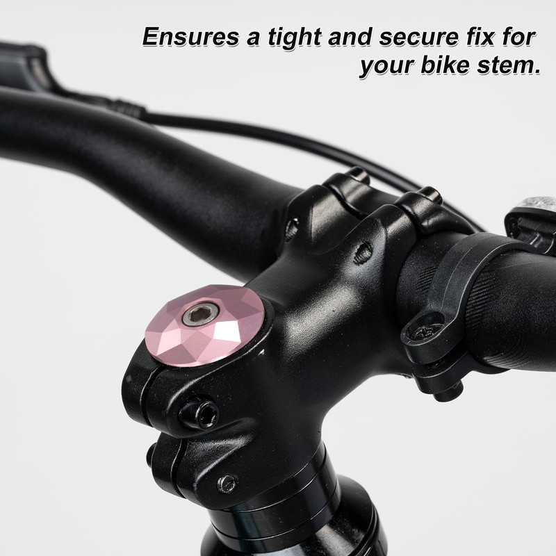 sourcing map 2pcs Bicycle Headset Stem Top Cap 1-1/4" (31.8mm)