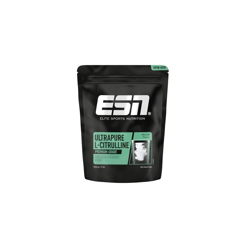 ESN Ultrapure L-Citrulline, 500g Bag, 100 Servings, Vegan