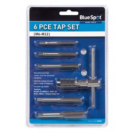 BlueSpot Tools 22300 Tap Set (M6-M12)