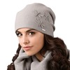 Kamea Smooth Warm Women's Hat Vasto, Grey,One Size