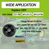 4PACK Replace for AM124706 210-300 AM125172 Plastic Deck Gauge Wheel