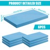 Gohytal Pack of 6 Foam Board, Hard Foam, Polystyrene Rectangles